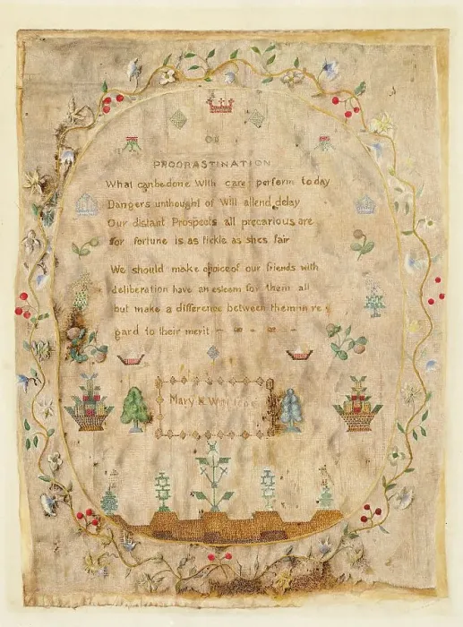 Framed Print : Sampler, c. 1941. Creator: Max Unger Framed Print : Sampler, c. 1941. Creator: Max Unger