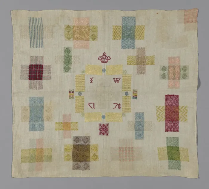 Framed Print : Sampler, England, 1770. Creator: Unknown Framed Print : Sampler, England, 1770. Creator: Unknown