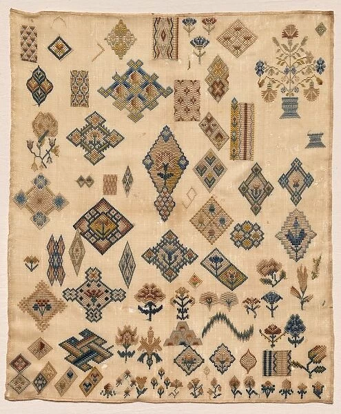Sampler, late 1800s. Creator: Unknown