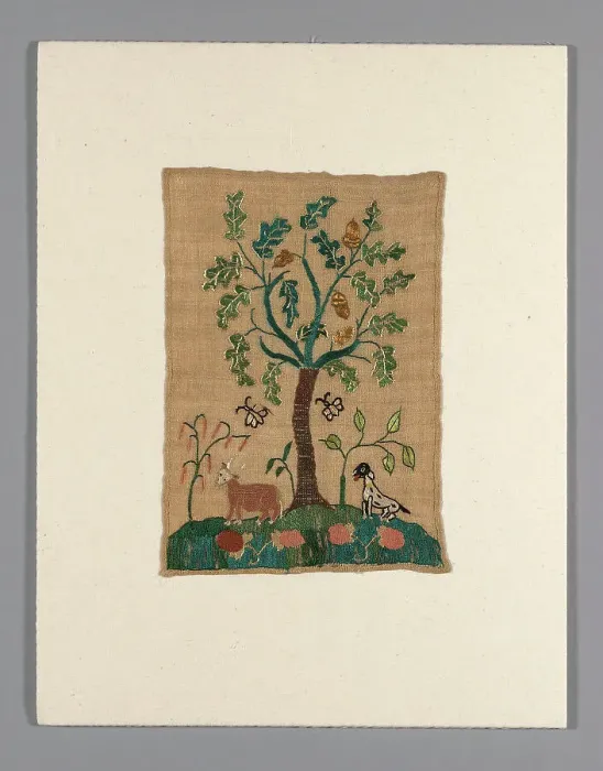 Framed Print : Sampler, Massachusetts, 1775 / 1800. Creator: Unknown Framed Print : Sampler, Massachusetts, 1775 / 1800. Creator: Unknown
