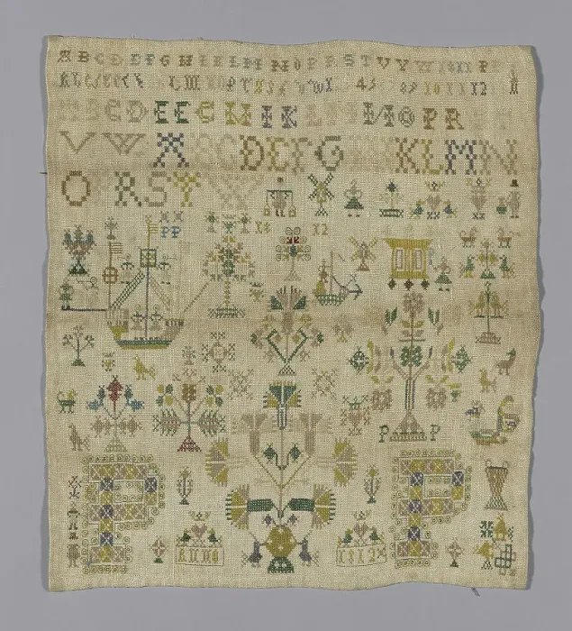 Framed Print : Sampler, Switzerland, 1812. Creator: Unknown Framed Print : Sampler, Switzerland, 1812. Creator: Unknown