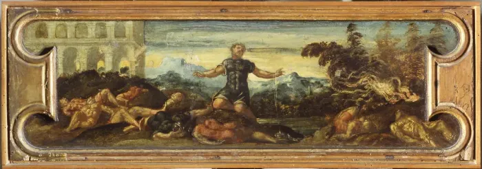 Framed Print : Samson. Creator: Tintoretto, Jacopo (1518-1594) Framed Print : Samson. Creator: Tintoretto, Jacopo (1518-1594)