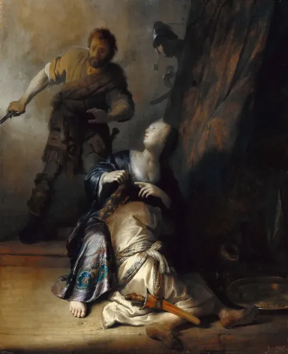 Framed Print : Samson and Delilah, 1628