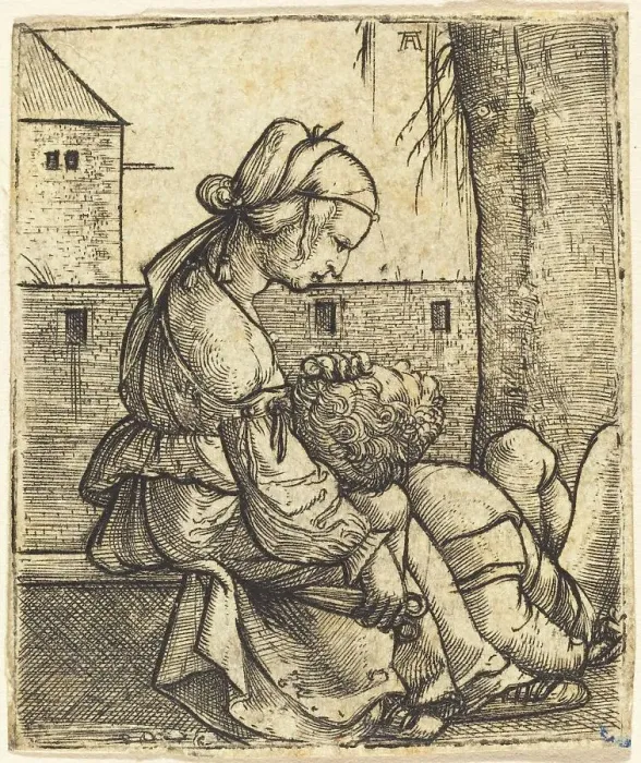 Framed Print : Samson and Delilah, c. 1520 / 1525. Creator: Albrecht Altdorfer Framed Print : Samson and Delilah, c. 1520 / 1525. Creator: Albrecht Altdorfer