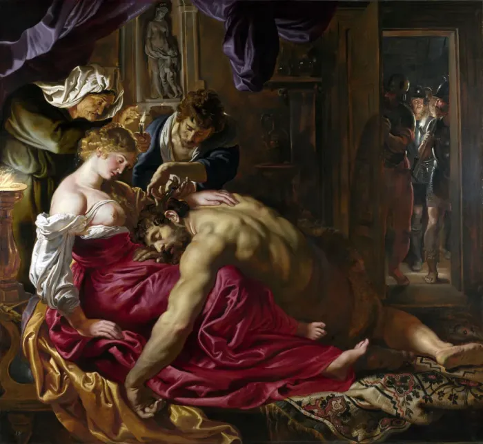 Framed Print : Samson and Delilah, c. 1610. Artist: Rubens, Pieter Paul (1577-1640) Framed Print : Samson and Delilah, c. 1610. Artist: Rubens, Pieter Paul (1577-1640)
