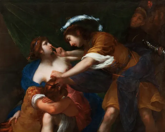 Framed Print : Samson and Delilah, c 1645. Creator: Furini; Francesco (1603-1643) Framed Print : Samson and Delilah, c 1645. Creator: Furini; Francesco (1603-1643)