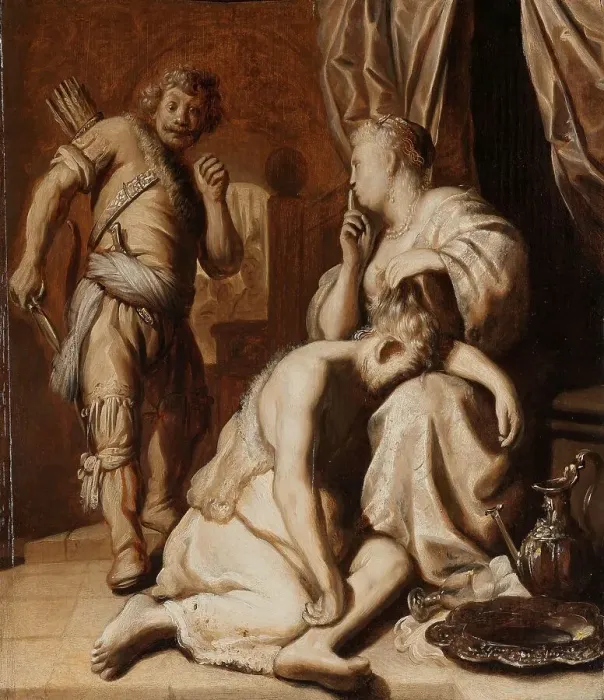 Framed Print : Samson and Delilah, c.1626-c.1630. Creator: Rembrandt Harmensz van Rijn Framed Print : Samson and Delilah, c.1626-c.1630. Creator: Rembrandt Harmensz van Rijn