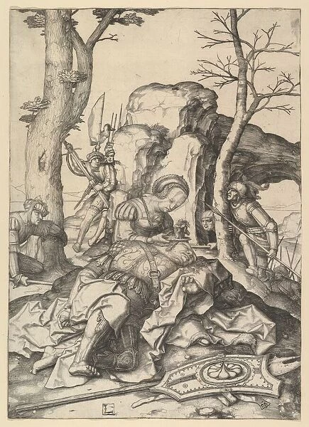 Samson and Delilah, ca. 1507. Creator: Lucas van Leyden