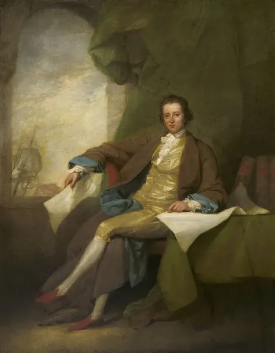 Framed Print : Samuel Blodget, c. 1784. Creator: John Trumbull Framed Print : Samuel Blodget, c. 1784. Creator: John Trumbull