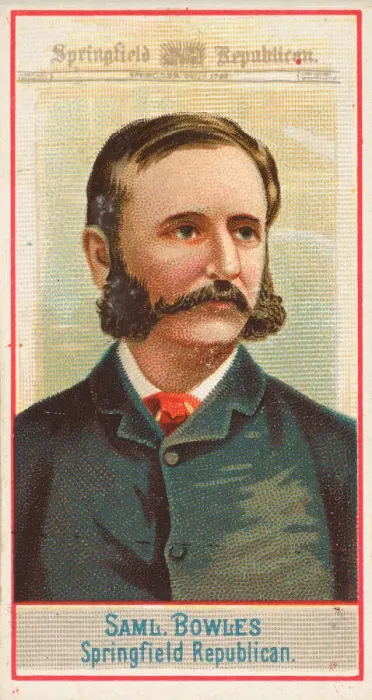 Framed Print : Samuel Bowles, Springfield Republican, from the American Editors series (N1 Framed Print : Samuel Bowles, Springfield Republican, from the American Editors series (N1
