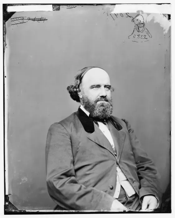 Framed Print : Samuel C. Pomeroy of Kansas, between 1865 and 1880. Creator: Unknown Framed Print : Samuel C. Pomeroy of Kansas, between 1865 and 1880. Creator: Unknown