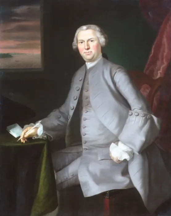 Framed Print : Samuel Cutts, ca. 1762-63. Creator: Joseph Blackburn Framed Print : Samuel Cutts, ca. 1762-63. Creator: Joseph Blackburn
