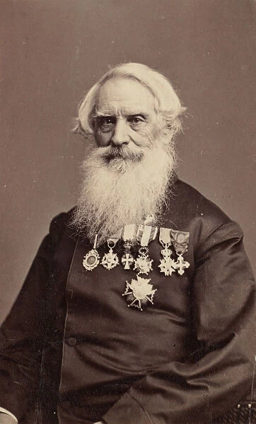 Samuel F. B. Morse, ca. 1870. Creator: Mathew Brady