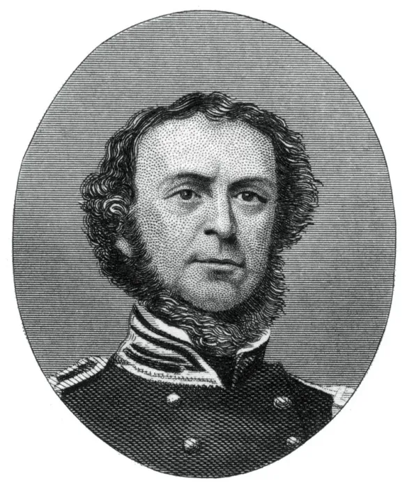 Framed Print : Samuel Francis Du Pont, admiral in the United States Navy, 1862-1867. Artist: J Rogers Framed Print : Samuel Francis Du Pont, admiral in the United States Navy, 1862-1867. Artist: J Rogers