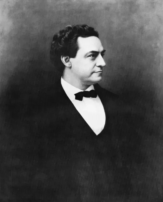 Framed Print : Samuel Jackson Randall, American politician, c1860s. Artist: W A Greaves