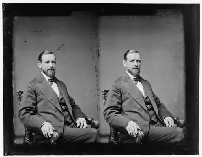 Framed Print : Samuel James Renwick McMillan of Minnesota, 1865-1880. Creator: Unknown Framed Print : Samuel James Renwick McMillan of Minnesota, 1865-1880. Creator: Unknown