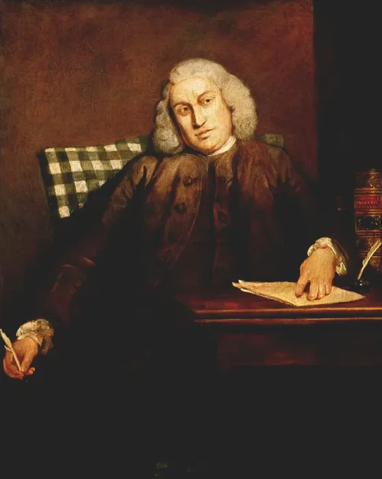 Framed Print : Samuel Johnson, English man of letters, 1756-1757. Artist: Sir Joshua Reynolds Framed Print : Samuel Johnson, English man of letters, 1756-1757. Artist: Sir Joshua Reynolds
