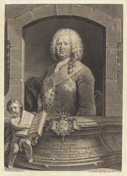 Framed Print : Samuel Liber Baro de Cocceji, 1751. Creator: Georg Friedrich Schmidt Framed Print : Samuel Liber Baro de Cocceji, 1751. Creator: Georg Friedrich Schmidt