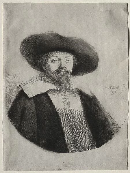 Samuel Manasseh Ben Israel, 1636. Creator: Rembrandt van Rijn (Dutch, 1606-1669)