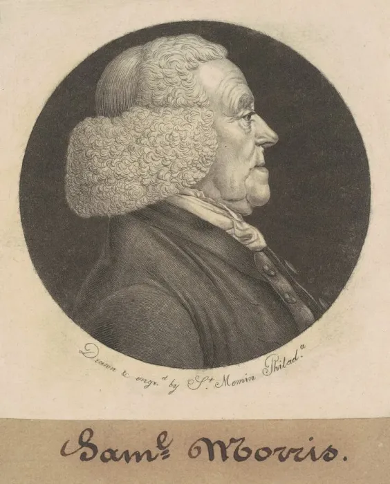 Framed Print : Samuel Morris, 1798. Creator: Charles Balthazar Julien Fevret de Saint-Memin Framed Print : Samuel Morris, 1798. Creator: Charles Balthazar Julien Fevret de Saint-Memin