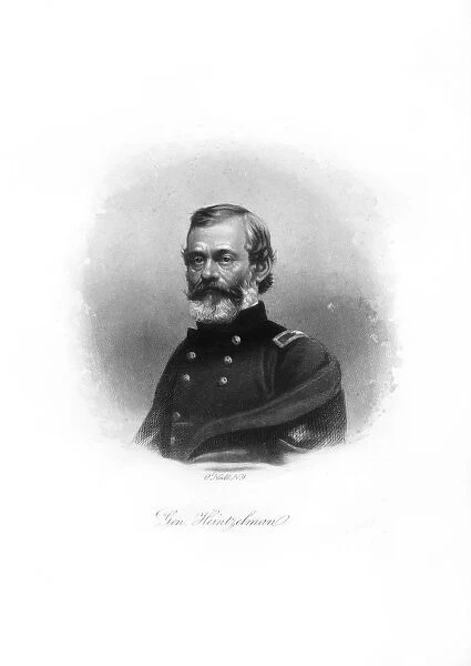 Samuel Peter Heintzelman, US Army General, 1872. Artist: John A O Neill