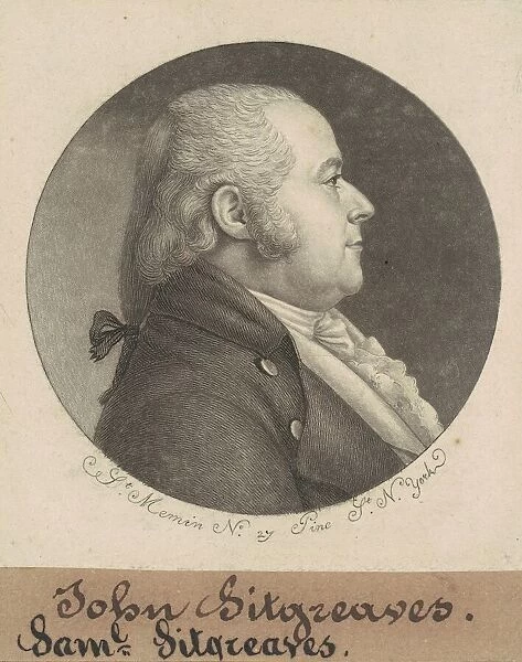 Samuel Sitgreaves, 1797-1798. Creator: Charles Balthazar Julien Fé