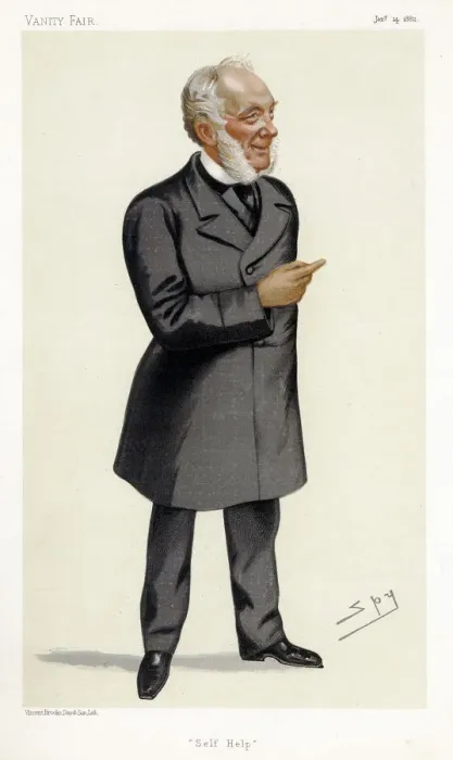 Framed Print : Samuel Smiles, Scottish writer, physician, surgeon and social reformer, 1882. Artist: Spy Framed Print : Samuel Smiles, Scottish writer, physician, surgeon and social reformer, 1882. Artist: Spy