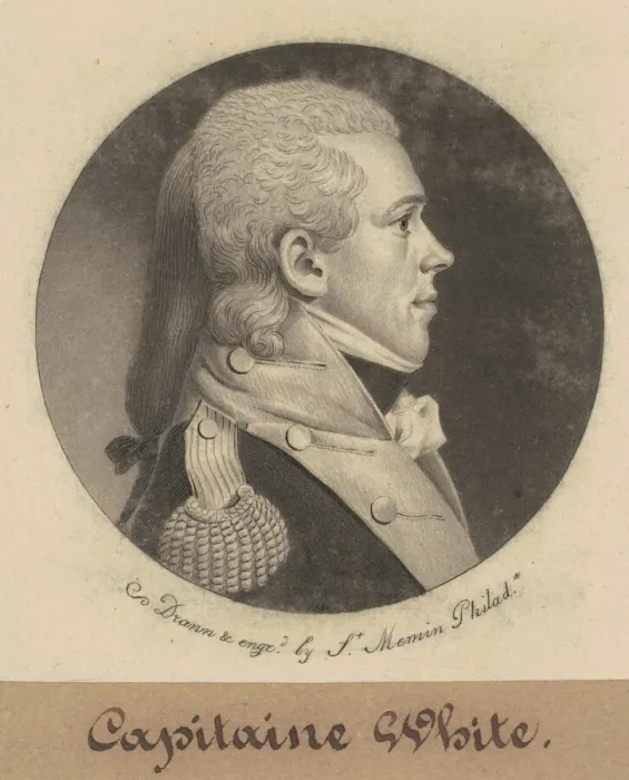Framed Print : Samuel White, 1800. Creator: Charles Balthazar Julien Fevret de Saint-Memin Framed Print : Samuel White, 1800. Creator: Charles Balthazar Julien Fevret de Saint-Memin