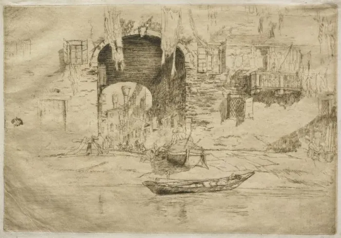 Framed Print : San Biagio. Creator: James McNeill Whistler (American, 1834-1903) Framed Print : San Biagio. Creator: James McNeill Whistler (American, 1834-1903)