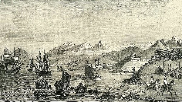 San Carlos de Monterey, 1849. Creator: Unknown