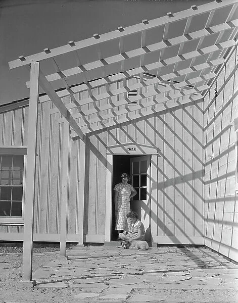 San Fernando federal subsistence homesteads, California, 1936. Creator: Dorothea Lange