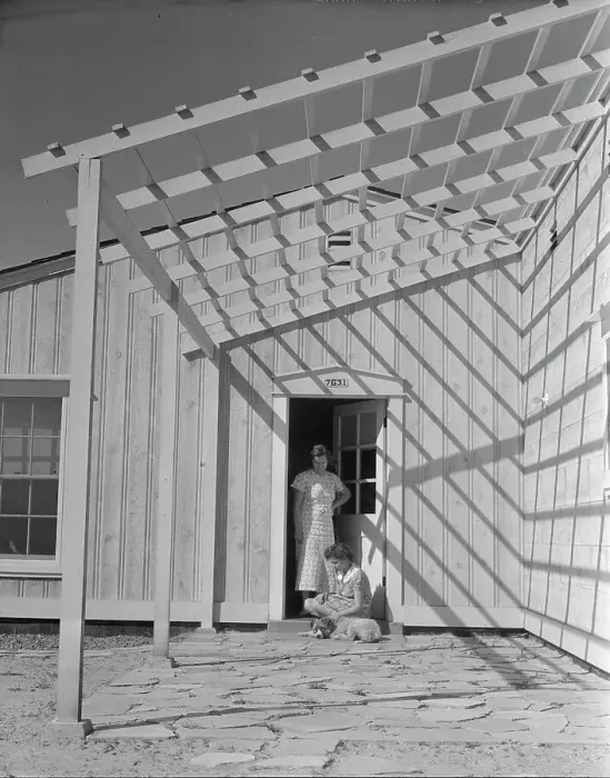 Framed Print : San Fernando federal subsistence homesteads, California, 1936. Creator: Dorothea Lange Framed Print : San Fernando federal subsistence homesteads, California, 1936. Creator: Dorothea Lange