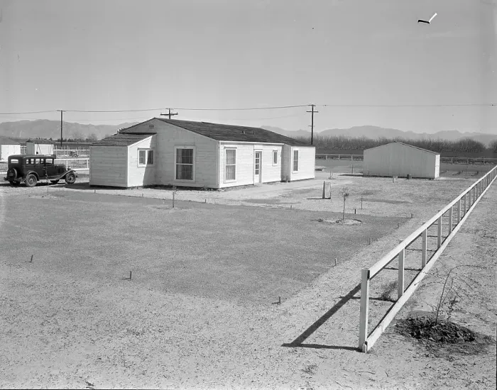 Framed Print : San Fernando homesteads, California, 1936. Creator: Dorothea Lange Framed Print : San Fernando homesteads, California, 1936. Creator: Dorothea Lange