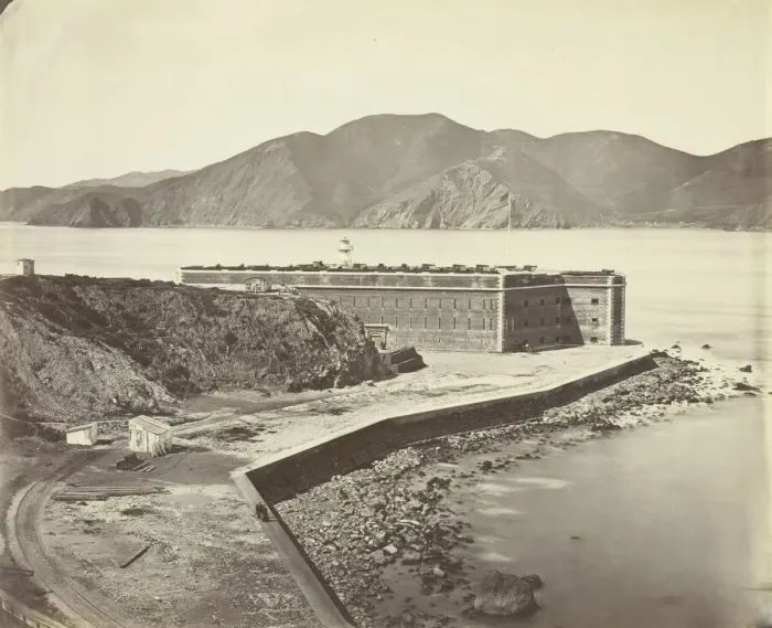 Framed Print : San Francisco Bay, c. 1860 / 69. Creator: Carleton Emmons Watkins Framed Print : San Francisco Bay, c. 1860 / 69. Creator: Carleton Emmons Watkins