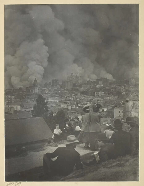 San Francisco Earthquake, April 1906. Creator: Arnold Genthe