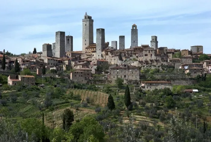 Framed Print : San Gimignano in Italy, 14th-15th century Framed Print : San Gimignano in Italy, 14th-15th century