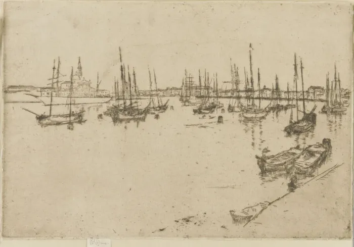 Framed Print : San Giorgio, 1879-1880. Creator: James Abbott McNeill Whistler Framed Print : San Giorgio, 1879-1880. Creator: James Abbott McNeill Whistler