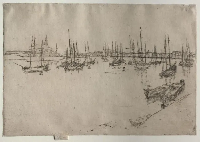 Framed Print : San Giorgio, Venice, 1886. Creator: James McNeill Whistler (American, 1834-1903) Framed Print : San Giorgio, Venice, 1886. Creator: James McNeill Whistler (American, 1834-1903)