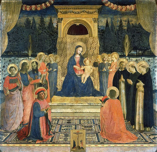 The San Marco Altarpiece, ca 1438-1440. Creator: Angelico, Fra Giovanni, da Fiesole (ca. 1400-1455)