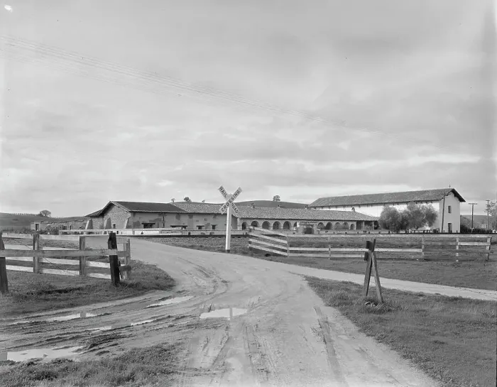 Framed Print : San Miguel Mission, erected 1797 by the Franciscan Fathers, California, 1936. Creator: Dorothea Lange Framed Print : San Miguel Mission, erected 1797 by the Franciscan Fathers, California, 1936. Creator: Dorothea Lange