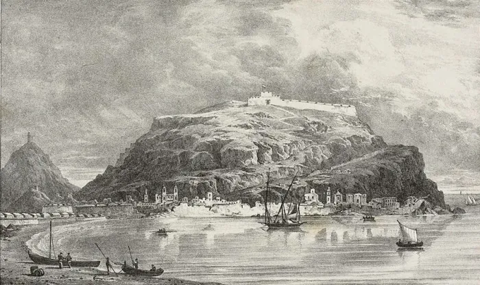 Framed Print : San Sebastian, 1823. Creator: James Duffield Harding Framed Print : San Sebastian, 1823. Creator: James Duffield Harding