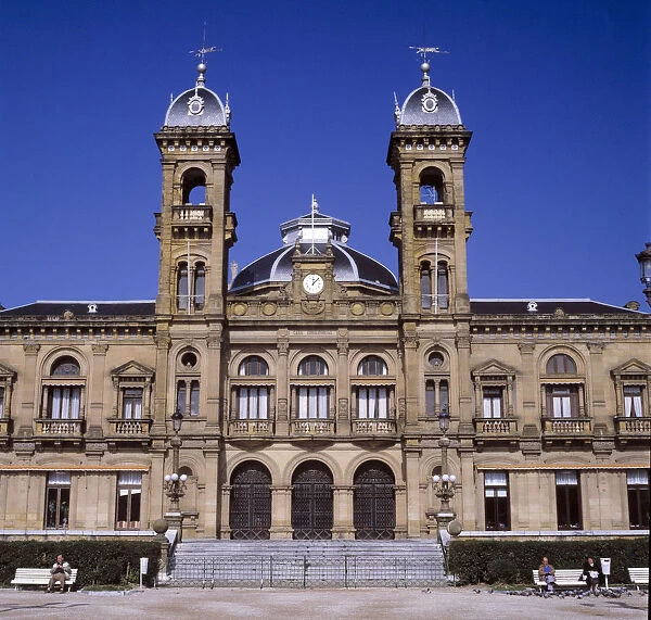 San Sebastian City Hall, built in 1882 as Grand Casino Kursal by architects Adolfo