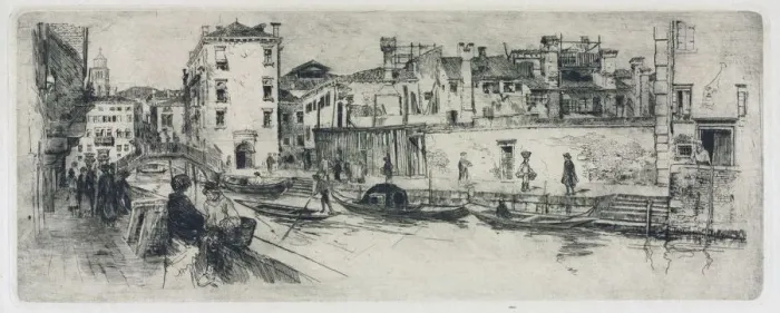 Framed Print : San Trovasso Canal, Venice, 1883. Creator: Frank Duveneck (American, 1848-1919) Framed Print : San Trovasso Canal, Venice, 1883. Creator: Frank Duveneck (American, 1848-1919)