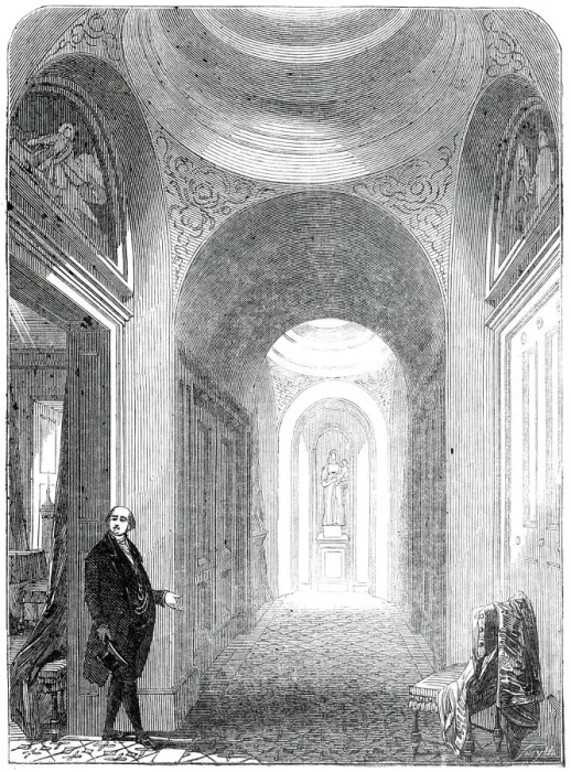Framed Print : The Sanctuary, Lansdown Tower, 1845. Creator: Unknown Framed Print : The Sanctuary, Lansdown Tower, 1845. Creator: Unknown