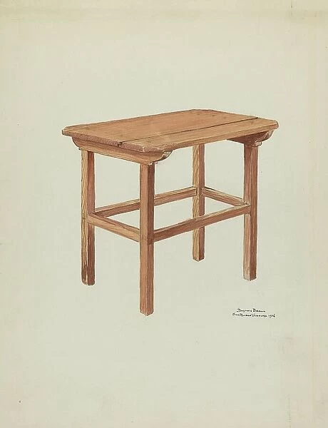 Sanctuary Table, 1936. Creator: Dayton Brown