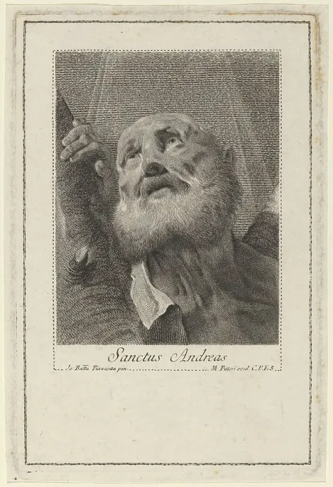 Framed Print : Sanctus Andreas. Creator: Marco Alvise Pitteri Framed Print : Sanctus Andreas. Creator: Marco Alvise Pitteri