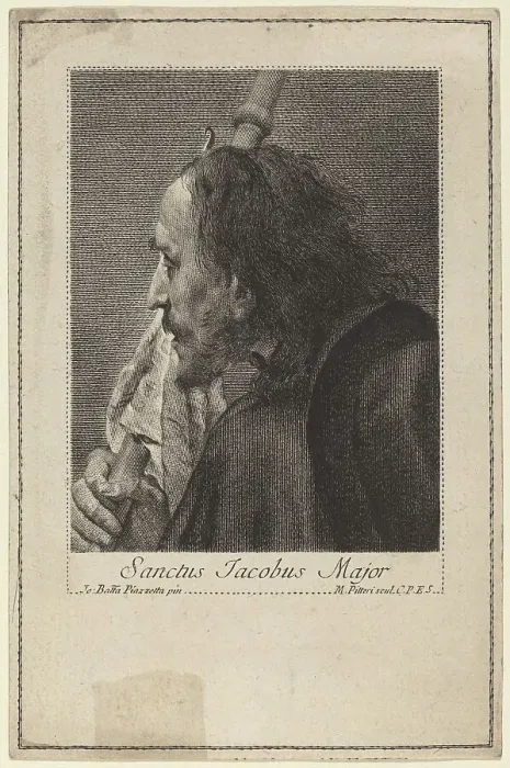 Framed Print : Sanctus Jacobus Major. Creator: Marco Alvise Pitteri Framed Print : Sanctus Jacobus Major. Creator: Marco Alvise Pitteri