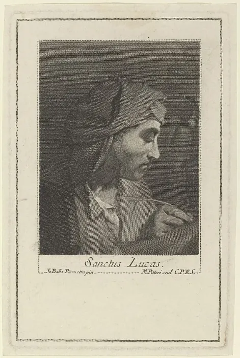 Framed Print : Sanctus Lucas. Creator: Marco Alvise Pitteri Framed Print : Sanctus Lucas. Creator: Marco Alvise Pitteri