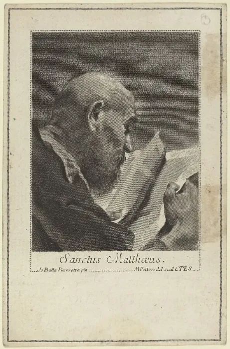 Framed Print : Sanctus Matteaus. Creator: Marco Alvise Pitteri Framed Print : Sanctus Matteaus. Creator: Marco Alvise Pitteri