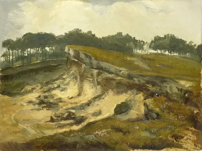 Framed Print : Sand Excavation, 1839. Creator: Johannes Tavenraat Framed Print : Sand Excavation, 1839. Creator: Johannes Tavenraat